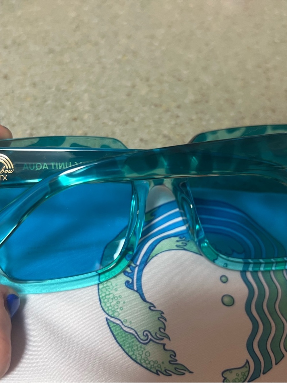 New Rainbow Optix Sunglasses
The Unit Style in Serenity Aqua - Picture 5 of 5